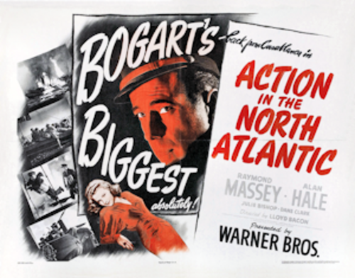 Poster for Action in the North Atlantic (1943)