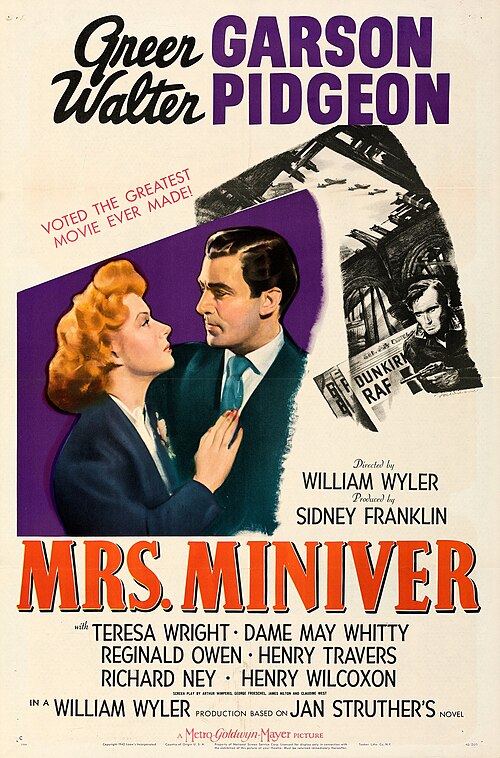 Poster for Mrs. Miniver (1942)